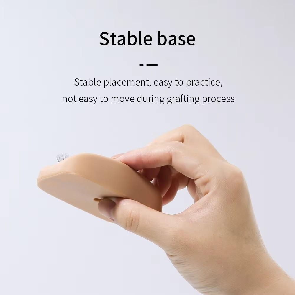 Removable Eyelids Lash Practice Head Mini Model Head  Eyelash Extension Training