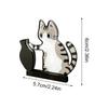 Cat Whisker Holder Magnets Cute Magnetic Refrigerator Ornament Kawaii Cat Push Vase Desk Decor Acrylic Pet Memorial Decor Holder