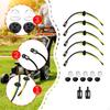17 Pieces Strimmer Fuels Pipe Petrol Filter Kit 22 Cm Replacement with Primer Bulbs for Garden