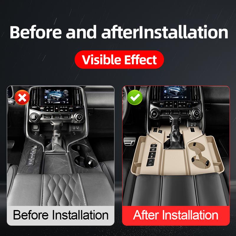For 2022-2025 2024 Lexus LX600 LX500d Center Console Storage Protection Sleeve Gear Cover LX 600 Interior Upgrade Accessories