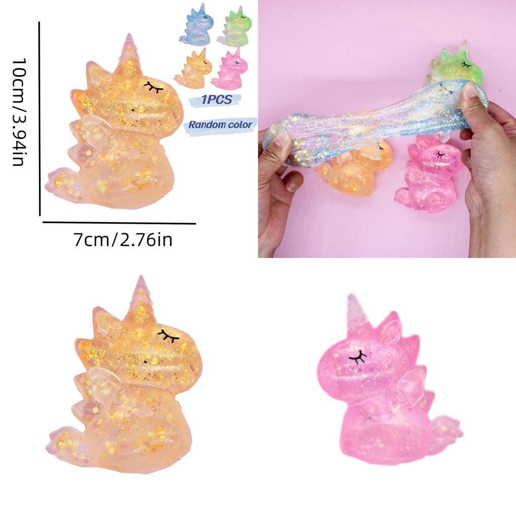 Einzigartiges Einhorn Malzzucker Quetschspielzeug zur Stressbewältigung und als süße Entlastung aus Zhejiang, Kunststoffmaterial)