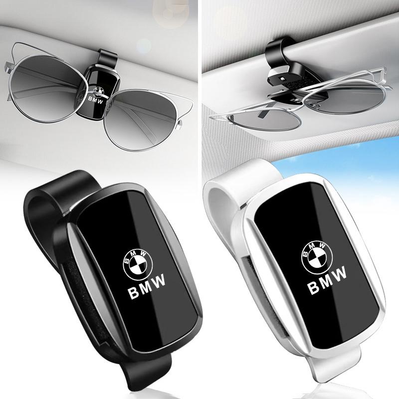 New Car Sun Visor Glasses Holder Sunglasses Case For BMW X1 X2 X3 X5 X4 X6 X7 G30 G20 G32 G11 G12 F40 F30 F20 F10 F34 Sticker UU4