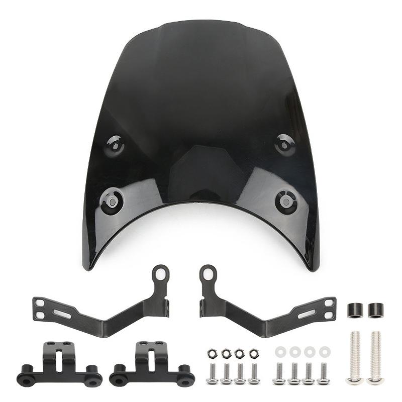 

Ветровое стекло мотоцикла совместимо с R NINE T R9T 2014-2019, высокопрочный протектор ветрового стекла, спортивный экран чёрный