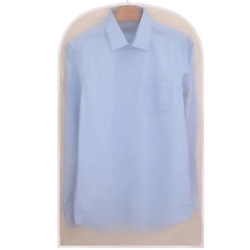 

5 Pcs/Lot Bottom Opening Household Wardrobe Clothing Dust Cover Semi-transparent Hanging Style Coat Suit Dust Storage Bag 45x70cm