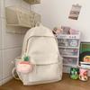 Schoolbag Schoolbag Ins Niche Simple and Versatile Middle School Student Girl Backpack High School Student Small Fresh Backpack Woman