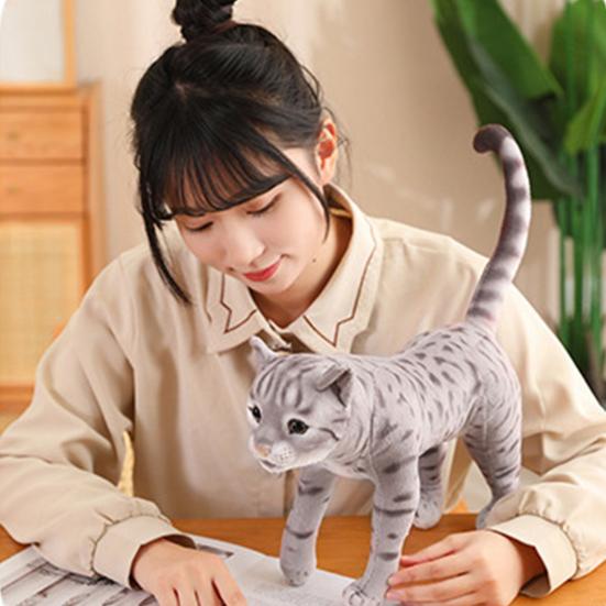 Zabawka dla kota pluszowa Super miękka Uroczy wygląd W pełni wypełniona Nieodkształcalna pluszowa zabawka dla kota