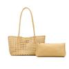 Hollow Woven Vegetable Basket, Large Capacity Commuting Handle, Mother Bag, Niche Trend, High-end Feeling, Single Shoulder Armpit Bag