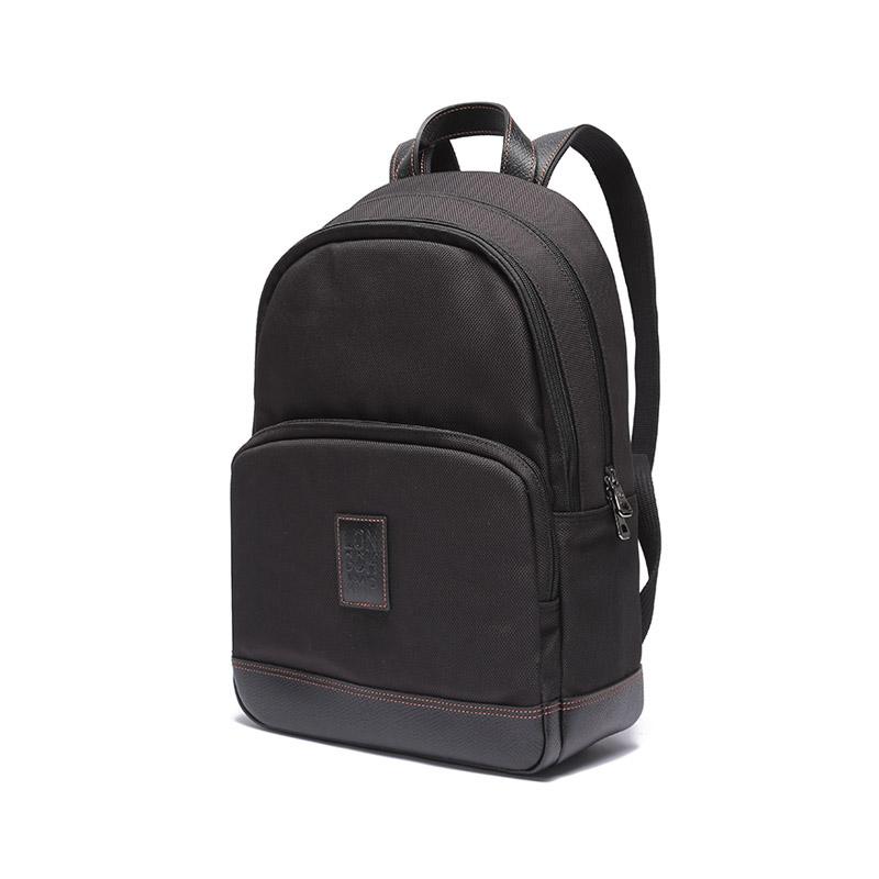 Longchamp Boxford 30 Valentines Day Edition Zipper Closure Adjustable Straps Leather Trim Backpack Men Backpack Black 1475080001