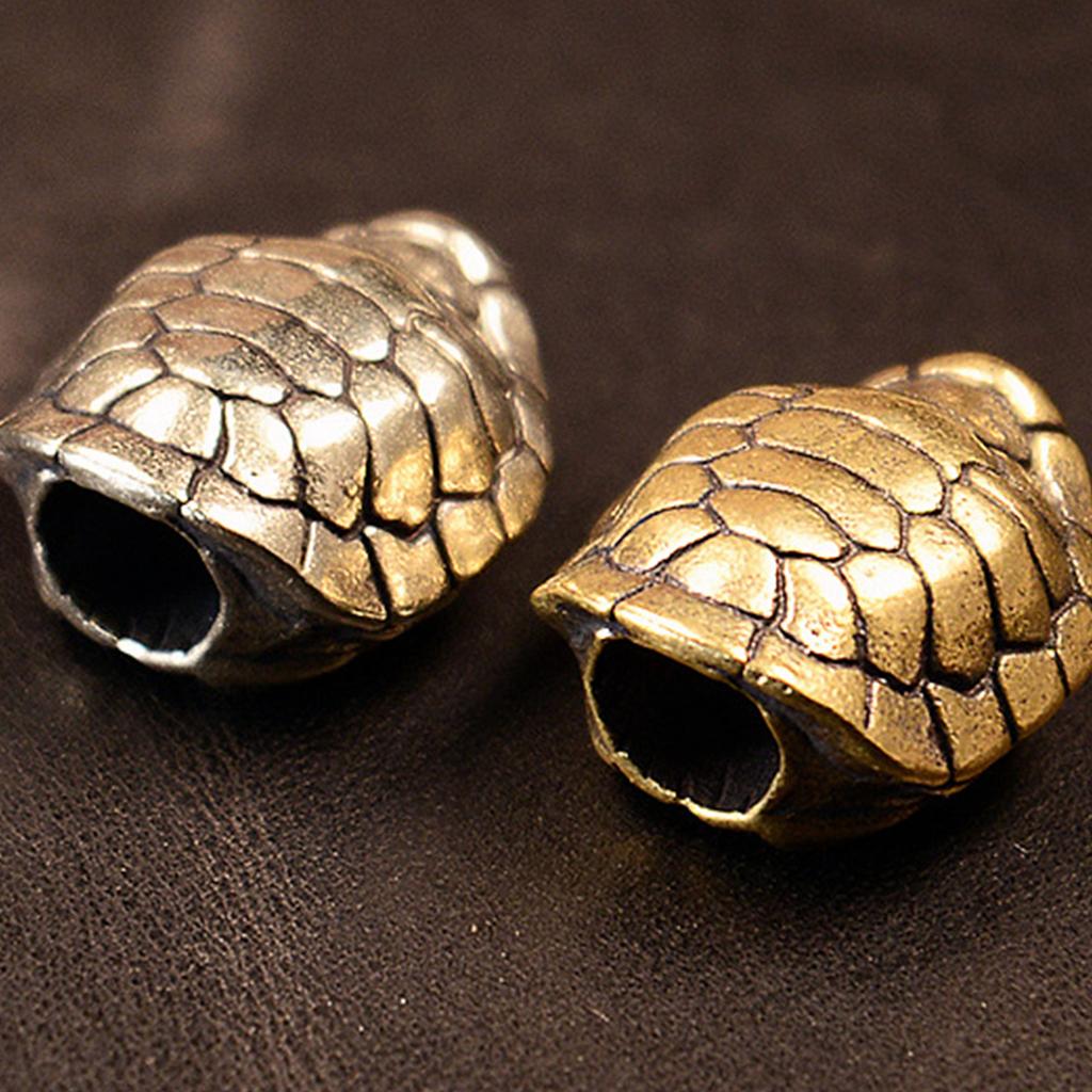 Vintage Messing EDC Halskettenanhänger für Outdoor-Überlebensausrüstung und Alltagszubehör