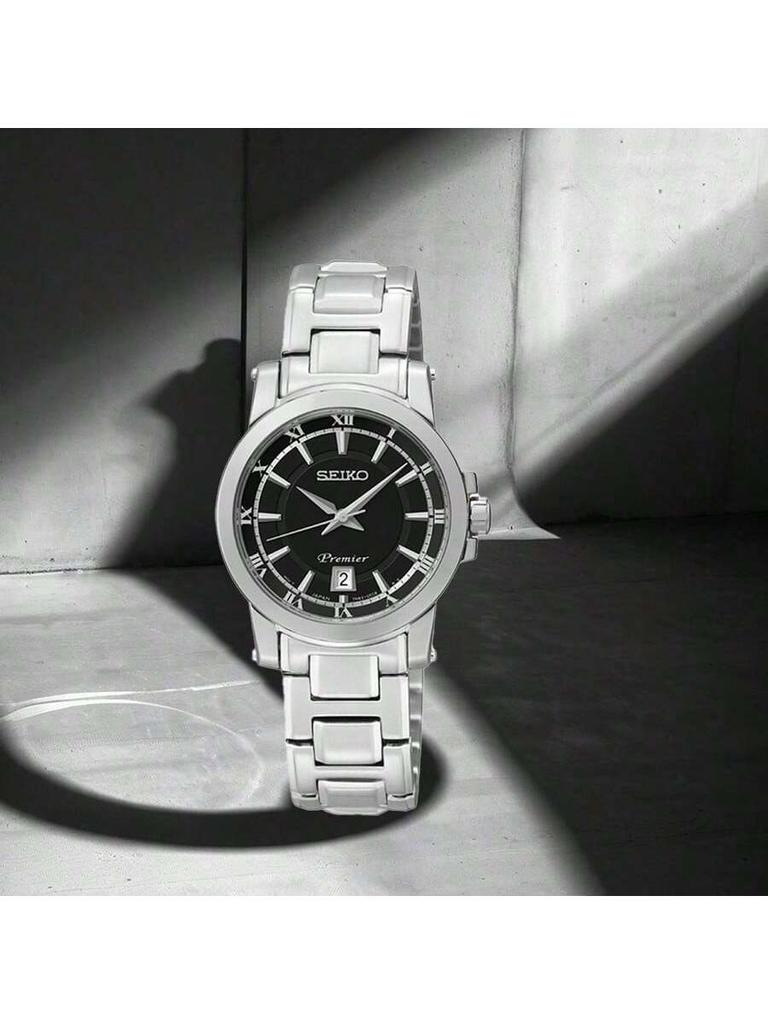 Seiko PREMIER SXDF43J1 Ladies Quartz Watch Stainless Steel Strap