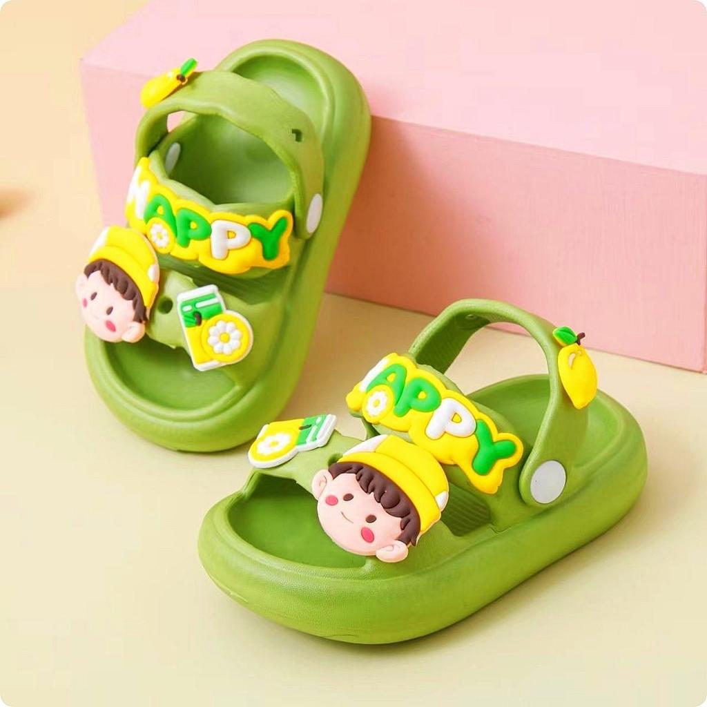 Sandali Estivi per Bambini Ragazzi Ragazze Cartoni Animati Pantofole da Bambino Piatte Estive Scarpe per Bambini Cartoni Animati Sandali a Punta Aperta