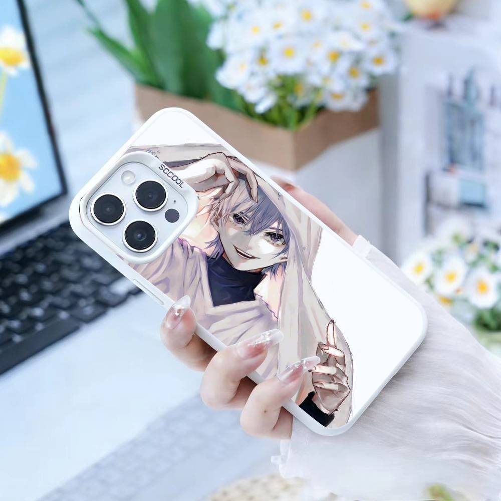 F-Killua Zoldyck H-Hunter X Hunter Phone Case For iPhone17, 16,15,14,13,12 Pro Max Black Candy Matte Shockproof Cover