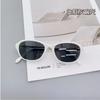 Di Lizheba glasses plain myopia glasses female college student black frame oval advanced sense TR frame