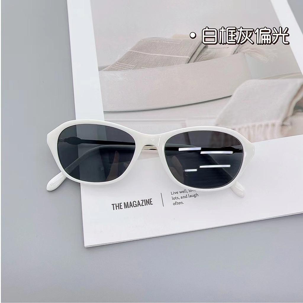Di Lizheba glasses plain myopia glasses female college student black frame oval advanced sense TR frame