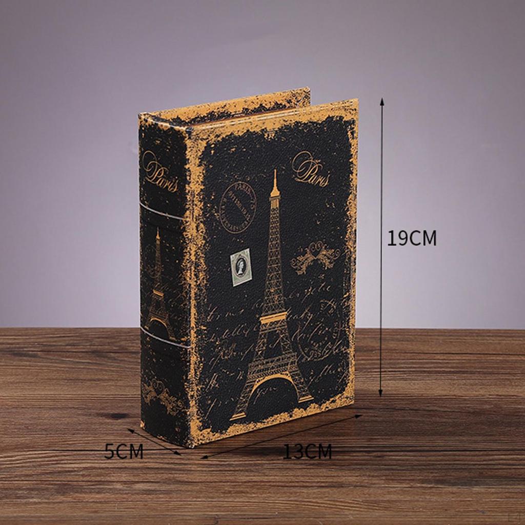 Simulation Book Model Miniature Storage Box Luxury Jewelry Case for TV Cabinet Hotel Bedroom