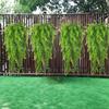 6pcs Green Artificial Hanging Ferns - Realistic Persian Fern Vines, Ideal for Wedding Decor, Birthday Parties, Garden Events, Indoor & Outdoor Use