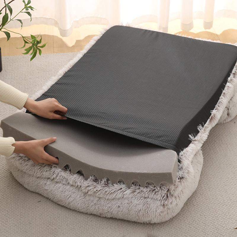 Winter Warm Pet Dog Bed Washable Plush Pet Sleeping Bed Mat for Small Medium Dogs Super Soft Puppy Bed Dog Accessories