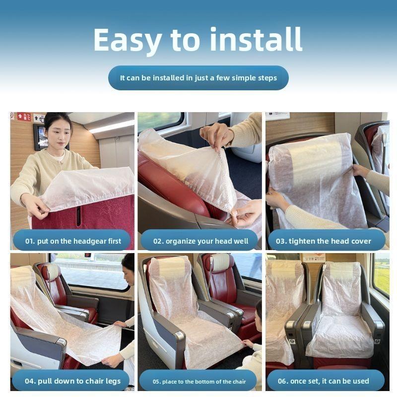 Cover Seat Disposable Thickened Dirt Proof Seat Cushion For Travel And  Business