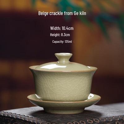 Ge Brennofen Rissige Glasur Keramik Gongfu Gaiwan
