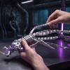 Customizable Pose Toy 3D Printed Sea Monster Toy, Multi-Joint Articulated Figure, Flexible Mythical Deep Creature Posable Desktop Ornament Fidget