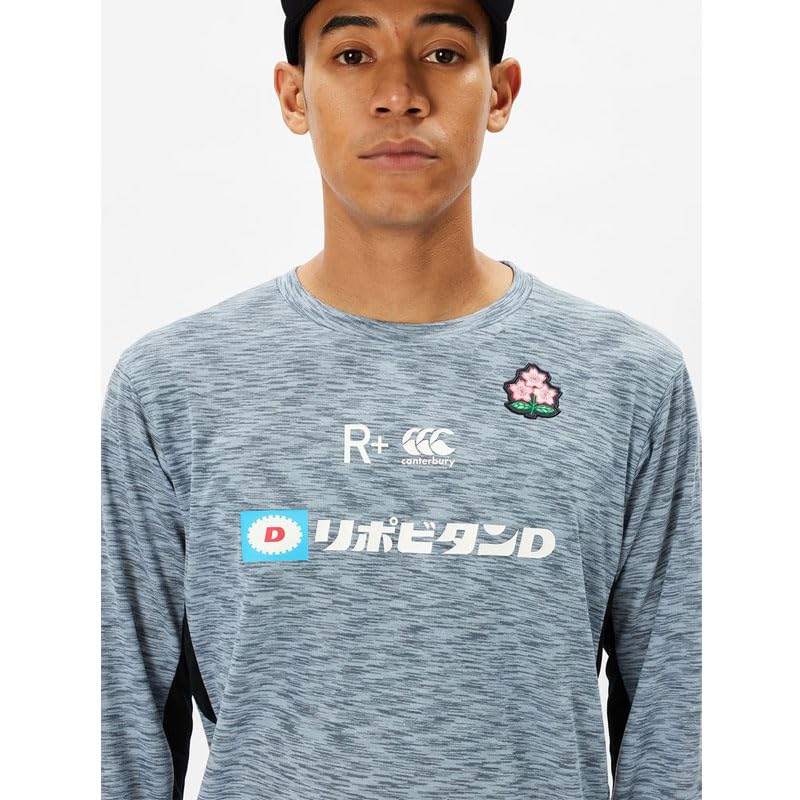 Canterbury JAPAN L/S WORKOUT TEE 20_Blue Gray S