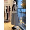 Boss's Pick: 2025 Petite Elegant Slimming 3D A-Line Wool-Blend Midi Skirt for Women – Perfect for Autumn/Winter.