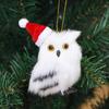 Distinctive Owl Tree Pendants White Christmas Owl Hanging Decorations Lovely Festival Hangings Home Accent