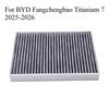 For BYD Fangchengbao Titanium 7 2025-2026 Cabin Air Filter, Activated Carbon Car Air Conditioner Filter Replacement