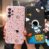 Phone Case Space Astronaut Star Pattern For Samsung Galaxy A53 A52 A32 S9 S10 Plus S10e Note 10 Lite Silicone Shockproof Cover
