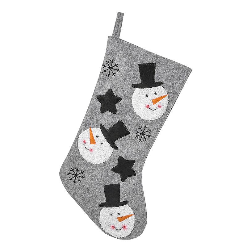 New Christmas Socks Gift Socks Christmas Tree Pendant Decoration Gift Bag Christmas Home Decoration Pendant Supplies