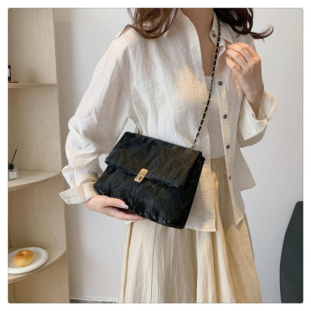 Fashion Soft PU Chain Shoulder Bags Trend Women Crossbody Bag Versatile Commuting Casual Square Classic Ladies Handbags