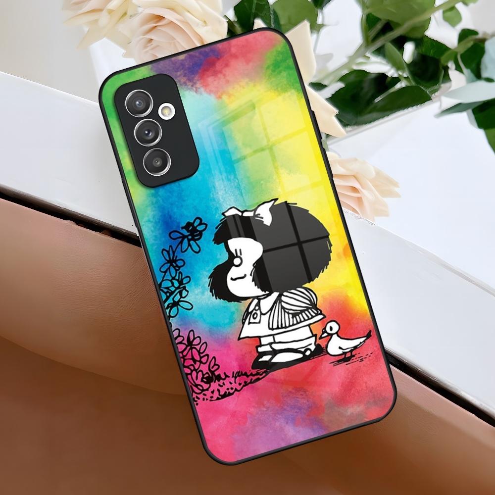 

Mafalda Phone Case for Samsung A15 A25 A35 A55 A14 A24 A34 A54 A13 A23 A33 A53 A12 A22 A32 A52 A11 A05 Cover Samsung A15