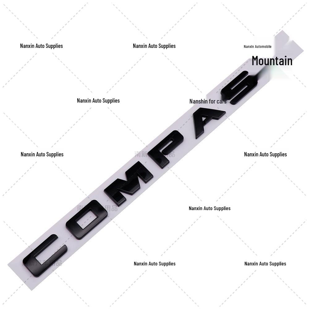 Jeep Compass Body Sticker - English Modified Car Decal