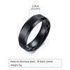 6mm 8mm Stainless Steel Rings Gold Color Brushed Surface Wedding Ring for Men Women Couple Engagement Finger Jewelry Gifts