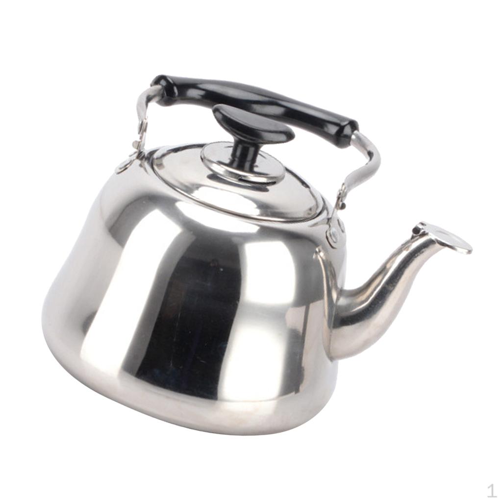 Kettle Stainless Steel Stovetop Teapot, Metal Tea Pot Gas/Induction/Electric/Gas/Stovetop Teakettles