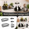 No-Drill Wall Mount Bathroom Storage Shelf