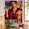 Gangsterfilm Scarface Buntes Wandteppich Wandbehang Wandbehang Böhmische Wandteppiche Mandala Wandbehang Tücher