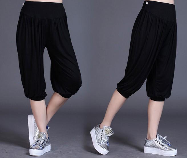 Modal Harem Yoga Pants: Unisex Tai Chi Dance & Fitness Sportswear, Plus Size Available