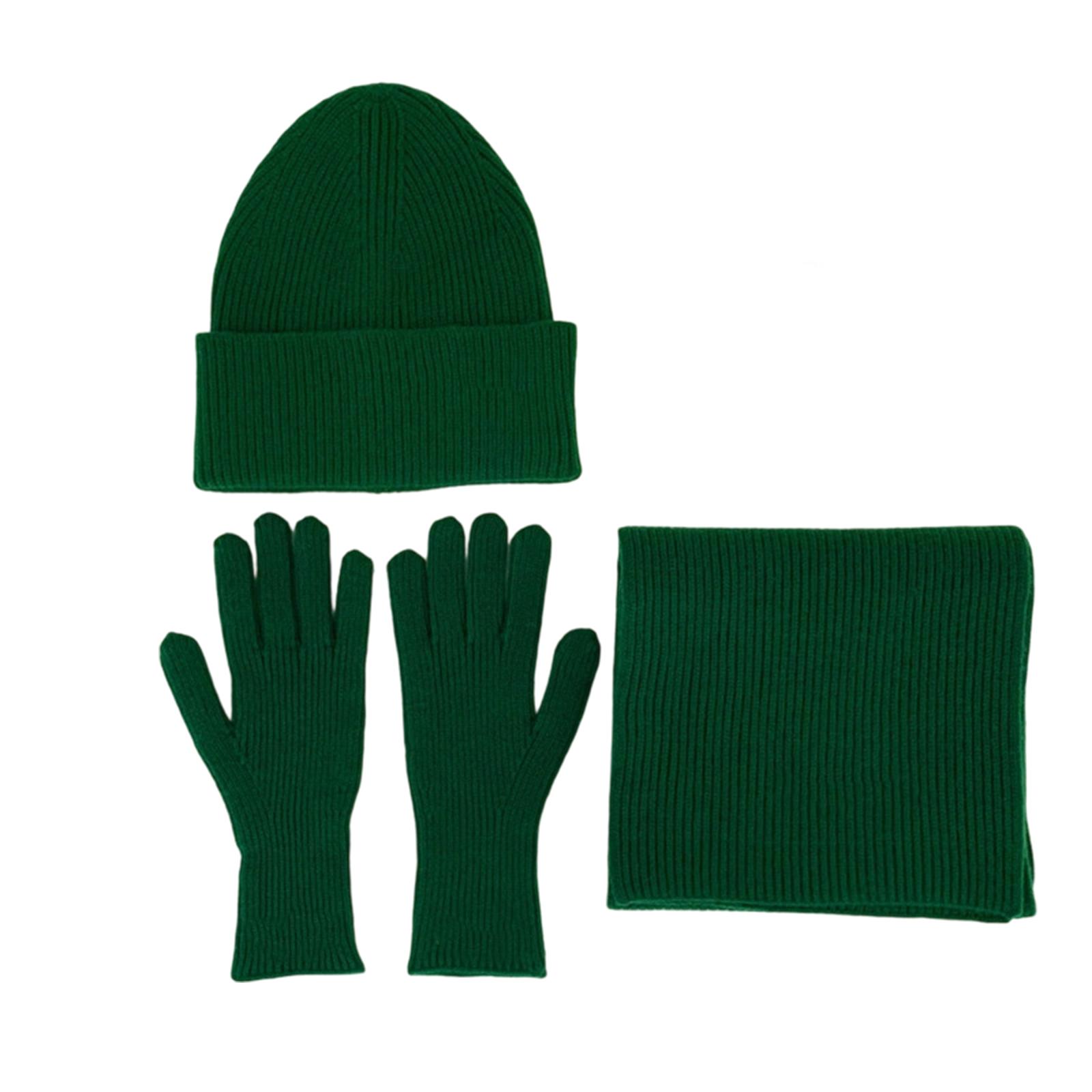 

Зимний теплый вязаный набор: шапка, шарф и перчатки. Акриловое волокно. Унисекс. Комплект для шеи и рук для холодной погоды. Для активного отдыха на улице. 8