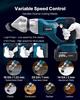 VEVOR Metal Shear, Cordless Sheet Metal Cutter with 360-Degree Pivoting Head, Double Blades, 220VAC 20VDC, Cuts 1.22 mm Galvanized Steel