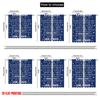 2pcs,2D Plane Printing Popular Curtains To Grandsons Heart Polyester (without Rod) Outdoor Decorations Ldeal for Bedroom Living