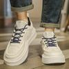 Men's Summer Breathable Anti Slip Sports Casual Board Shoes Men Teenagers Summer Trendy Flat Bottom Fashion Sports White Shoes