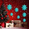Christmas Snowflake Decor 6Pcs 3D Paper Snowflake Hanging Ornaments for Christmas Tree Winter Wonderland New Year Home Decor