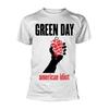 Green Day 'American Idiot Heart' Weißes T-Shirt - NEU OFFIZIELL