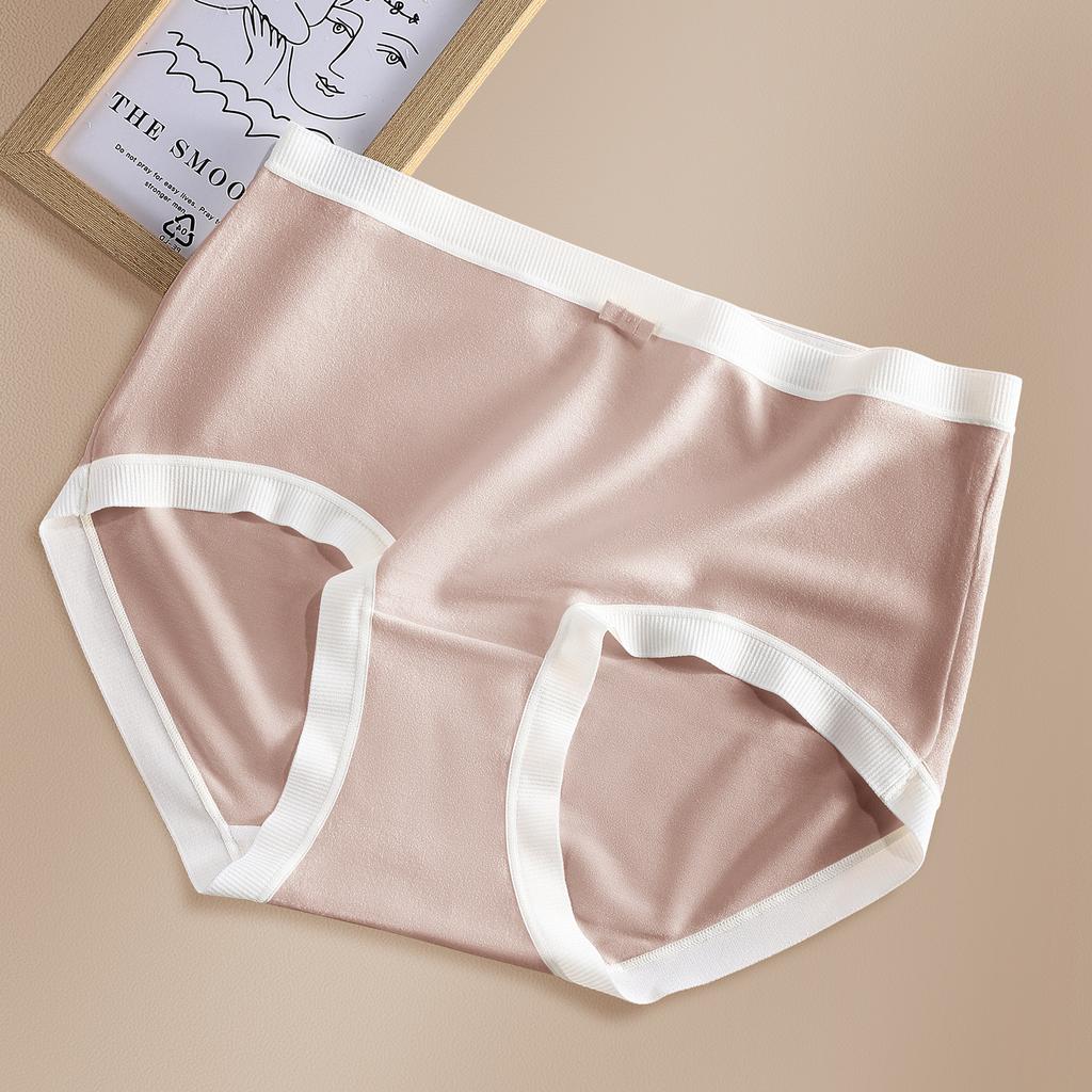 Ladies Autumn and Winter Warm Medium High Waist 10A Antibacterial Briefs