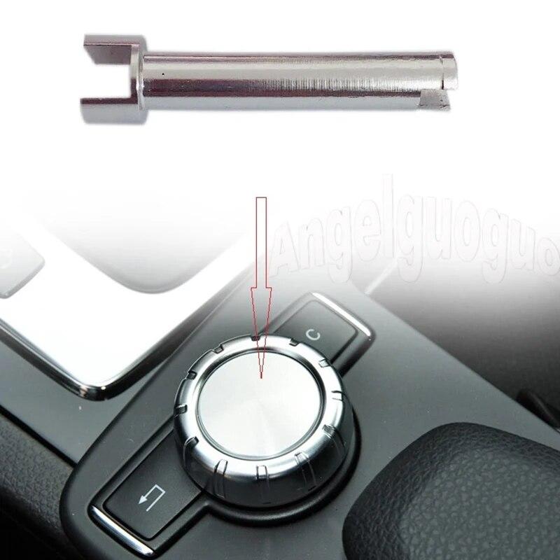 Car Repair Kit for Mercedes Benz Radio Command Controller Rotary Switch Button Scroll Knob Shaft For Mercedes W204 X204 W212