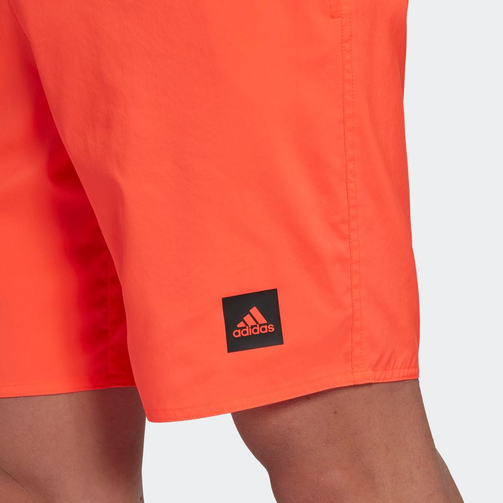 adidas Solid CLX Swim Shorts Men Swim Shorts Orange HC8560