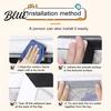 Reusable Window Insulation Winter Thermal Insulation Hook-and-Loop Cover with Zipper Quilted Energy Efficient Curtains Oxford Cloth for Cold