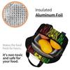 Reggae Music Lion Jamaican Flag Rasta Rastafari Thermal Insulated Lunch Bag Women Resuable Lunch Tote Travel Storage Food Box