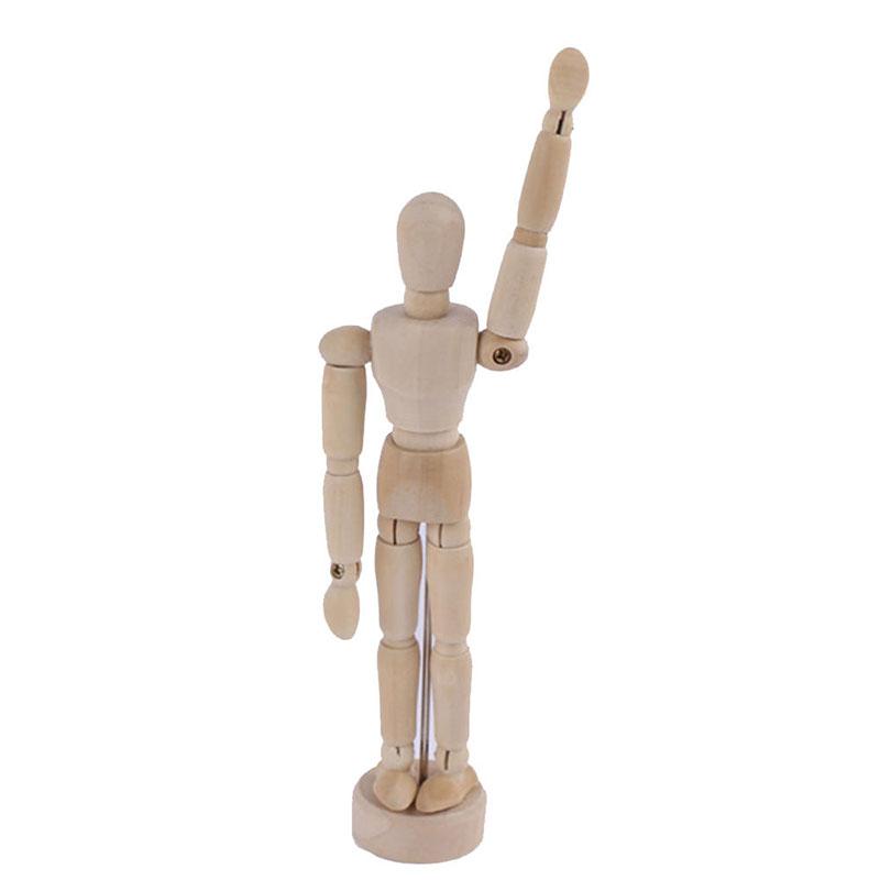 Holzpuppe Gelenkpuppe Modell Malerei Künstler Zeichnen Skizze Schaufensterpuppe